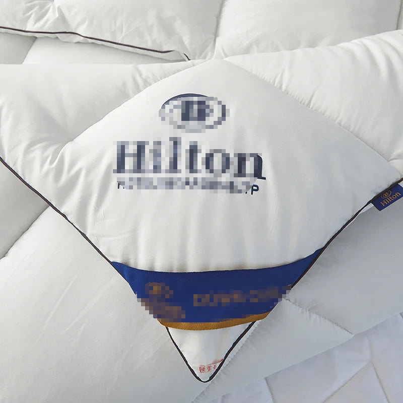 Hotel White Goose Down Duvet – 95% Fill, All-Season Quilt for Summer, Spring, Autumn & Winter