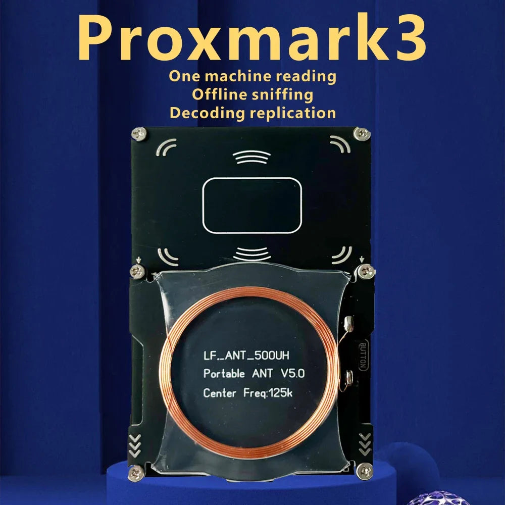 Proxmark3 512M RFID Card Reader & Copier Kit – IC/ID Key Programmer, UID S50 Decoding & Duplicator with SPI Flash Chip