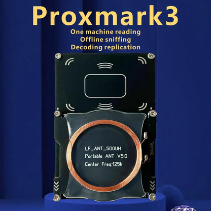Proxmark3 512M RFID Card Reader & Copier Kit – IC/ID Key Programmer, UID S50 Decoding & Duplicator with SPI Flash Chip
