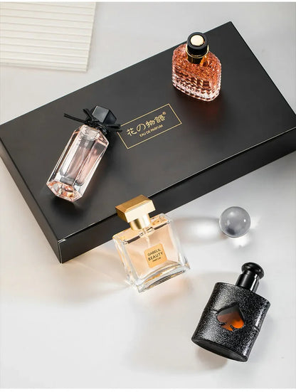 Original Women's Perfume Gift Set - 105ml Eau De Parfum, Four-Piece Set with Fresh, Lasting Plant Floral Scent
