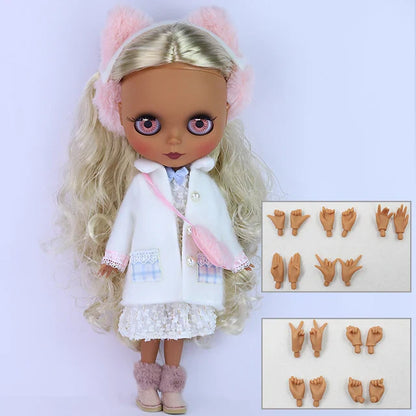 ICY DBS Blythe Doll 1/6 BJD – 30cm Joint Body Set with Random Eyes, Anime Girl Toy Gift