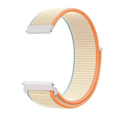 22mm Sport Nylon Loop Watch Band – Breathable Replacement Wristband for NORTH EDGE APACHE-46 Smartwatch, Durable Adjustable Strap