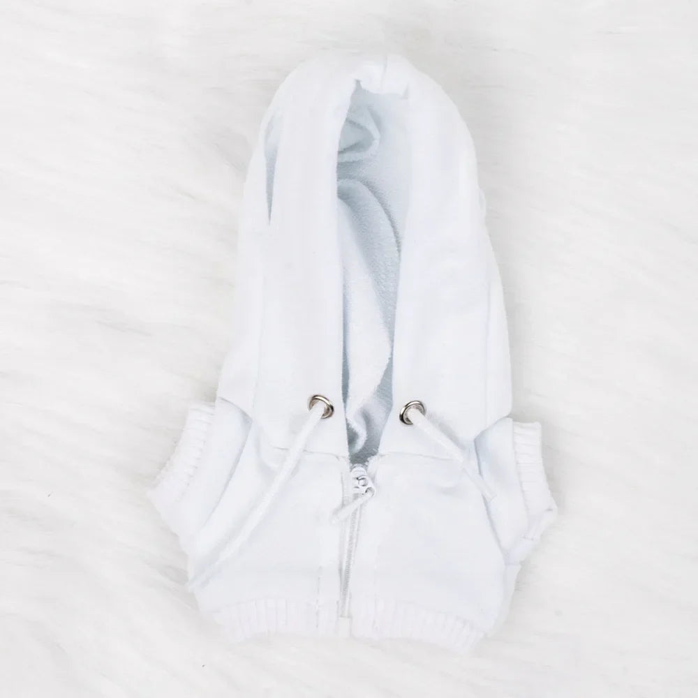 15/17cm Labubu Doll Hooded Zipper Sweatshirt Outfit Set – Stylish Ropa Accessories