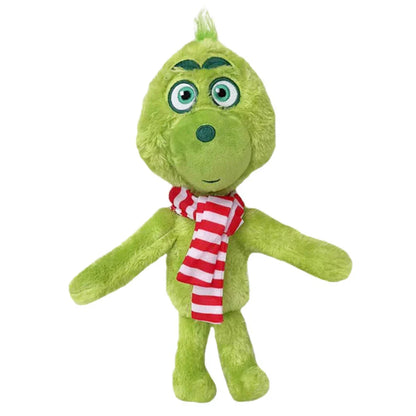 Green Shaggy Anime Figure – Green-Haired Monster Plush Doll, Christmas Decoration & Birthday Gift for Kids