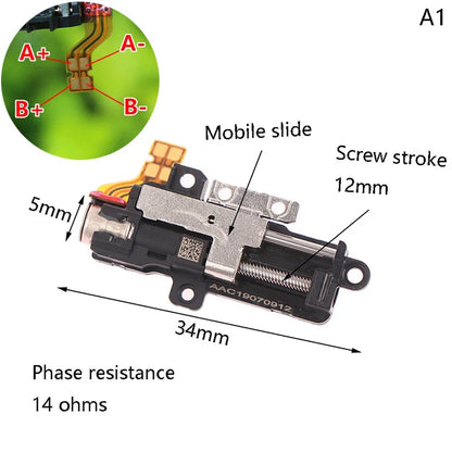 Mini Planetary Gear DC Motor – 4.4/5mm Precision Stepper Linear Actuator with Screw Slide, 3V Push Rod