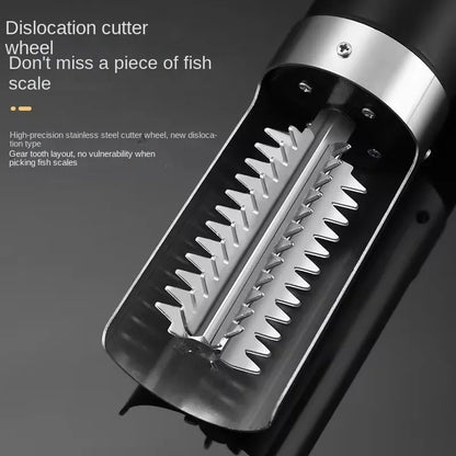 Portable Electric Fish Scale Remover - USB Rechargeable Fish Scale Cleaner for Seafood