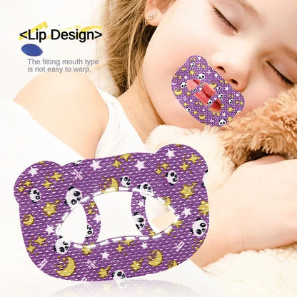 30pcs Anti-Snoring Stickers — Night Sleep Lip & Nose Breathing Patch, Mouth Correction Orthosis Tape for Children & Adults