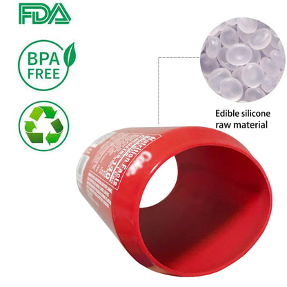 Silicone Beer Can Cover: Hide-a-Beer Bottle Sleeve for 330ml to 500ml Cans - Perfect for Golf, Basketball, Park, and Beach