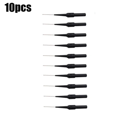 10Pcs 30V Multimeter Test Lead Kit - Automotive Diagnostic Probe Extension with 0.7MM Piercing Needle Tips