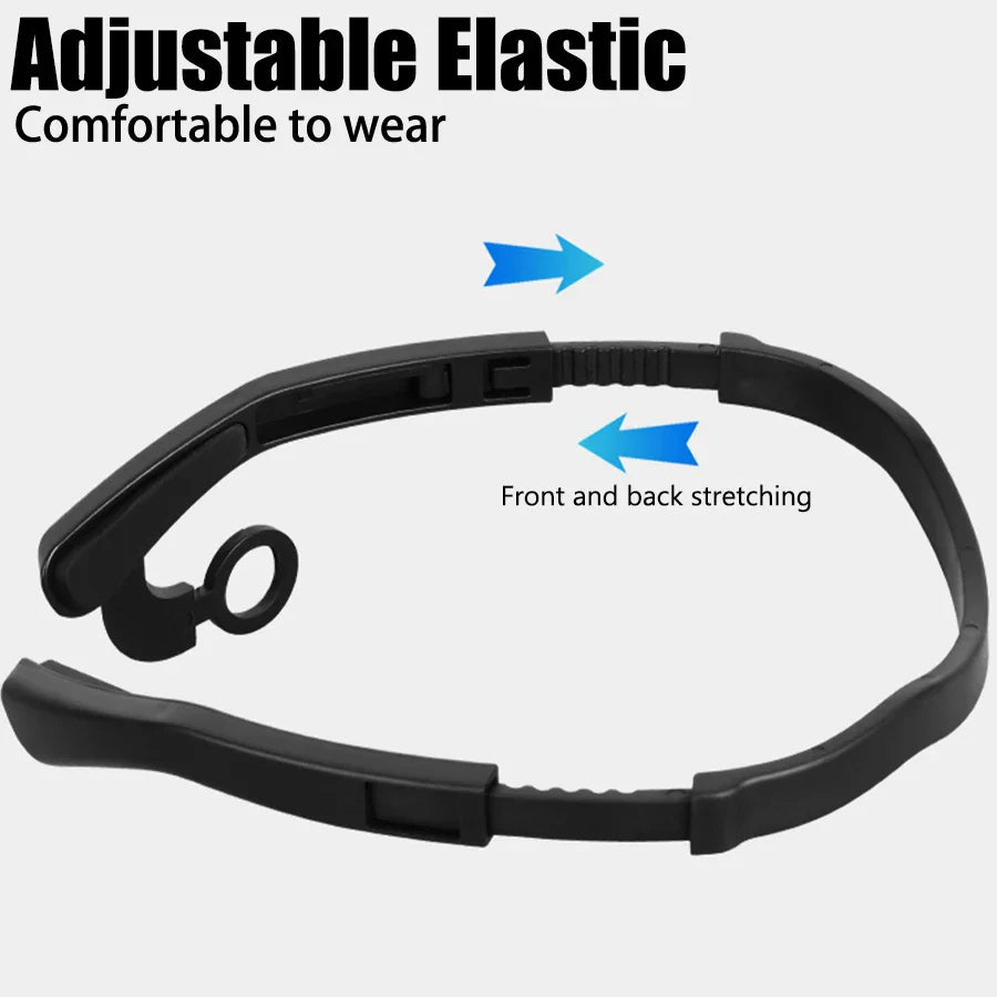 2025 Ear-Hanging LED Headlamp 1000 Lumens – Motion Sensor Hands-Free Light with 3 Modes for Camping, Running & Repair