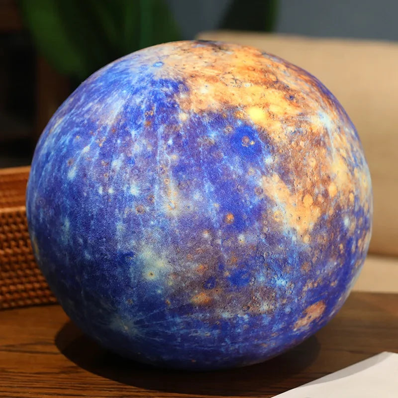 Simulation Solar System Planet Plush Toys – Earth, Moon, Sun & Mars Soft Sphere Pillows (17cm/27cm) Room Decor & Birthday Gifts