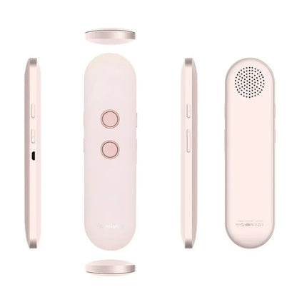 2024 T4 Portable Wireless Smart Translator - Two-Way Instant Voice Translation in 40 Languages, Bluetooth Multi-Language App