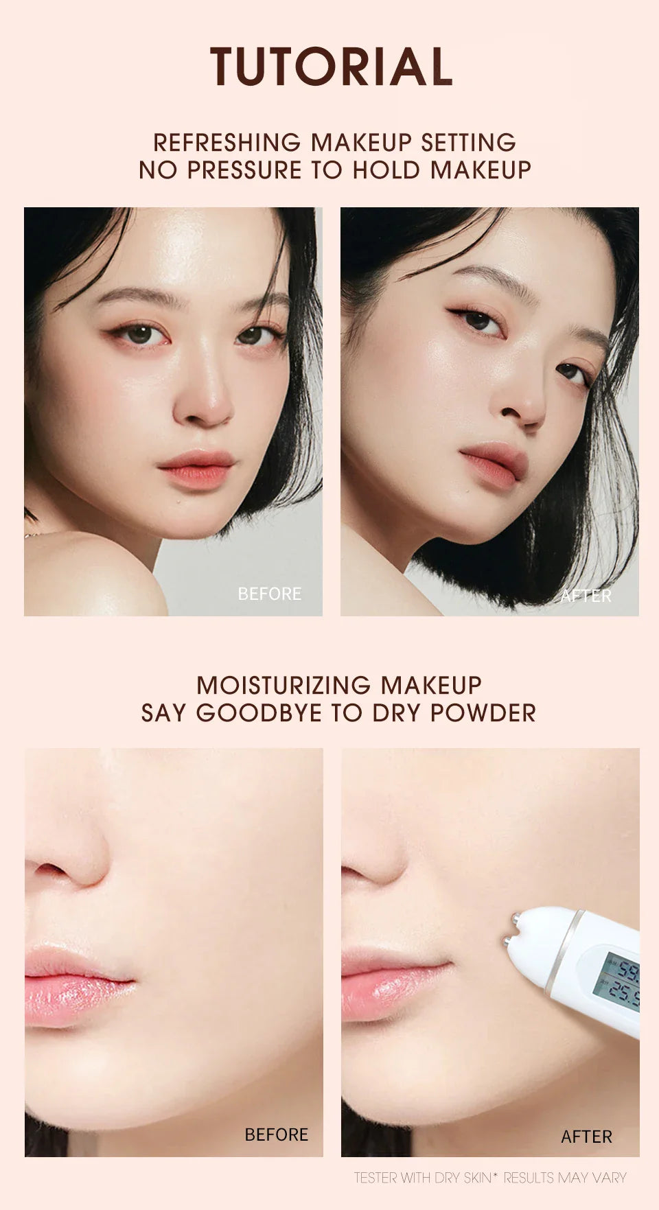 O.TWO.O Makeup Setting Spray – Long-Lasting Moisturizing Finish with Instant Film Formation & Makeup Lock