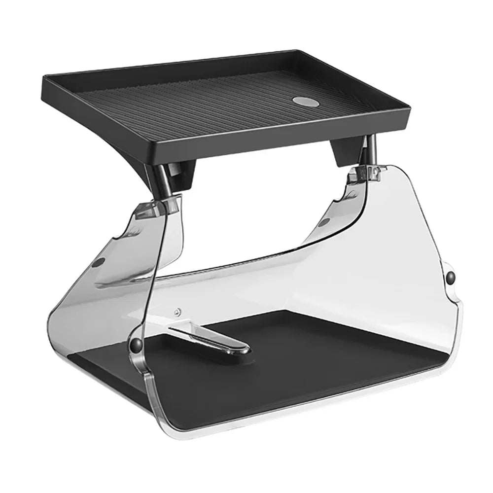 Center Console Organizer for Tesla Model 3 & Model Y Highland – Anti-Slip Under Screen Storage Box with Screen Back Storage