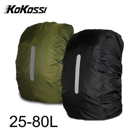 KoKossi 25-80L Backpack Rain Cover – Waterproof Outdoor Sports, Hiking, Cycling & Camping Bag Protector for Men & Women