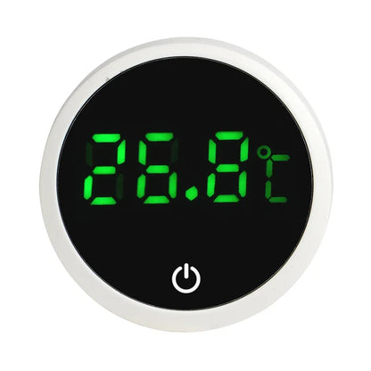 Aquarium Self-Adhesive LCD Thermometer – Digital Mini Fish Tank & Terrarium Temperature Monitor with Large Screen