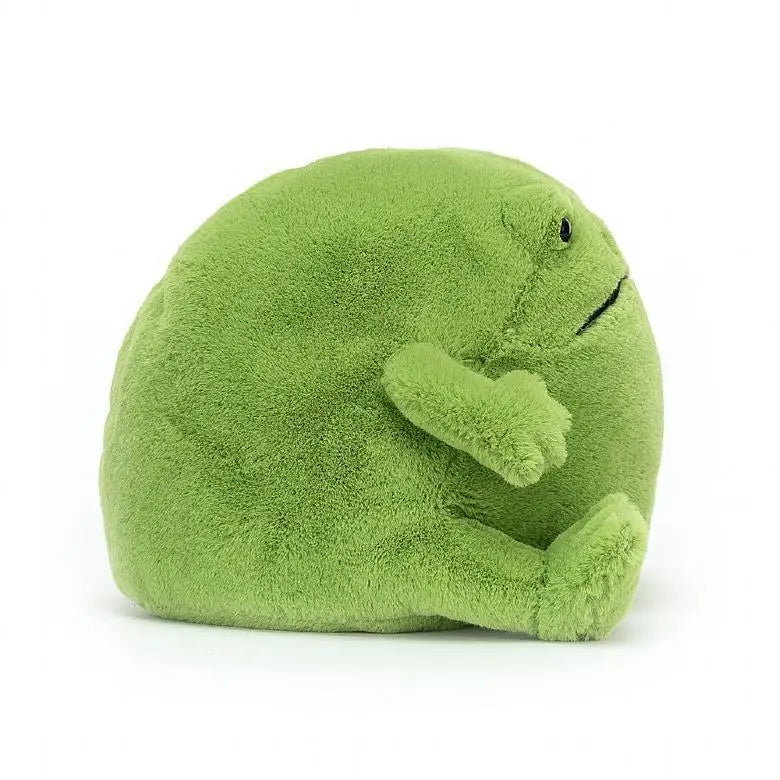 Ricky Rain Grumpy Frog Plush Toy — Cute Meme Character Stuffed Doll, Kawaii Animal Stress Relief Gift for Fans