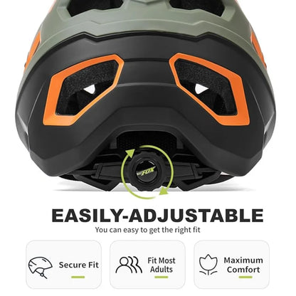 BATFOX MTB Cycling Helmet — Integrally-Molded Mountain Bike Helmet for Speed & Safety