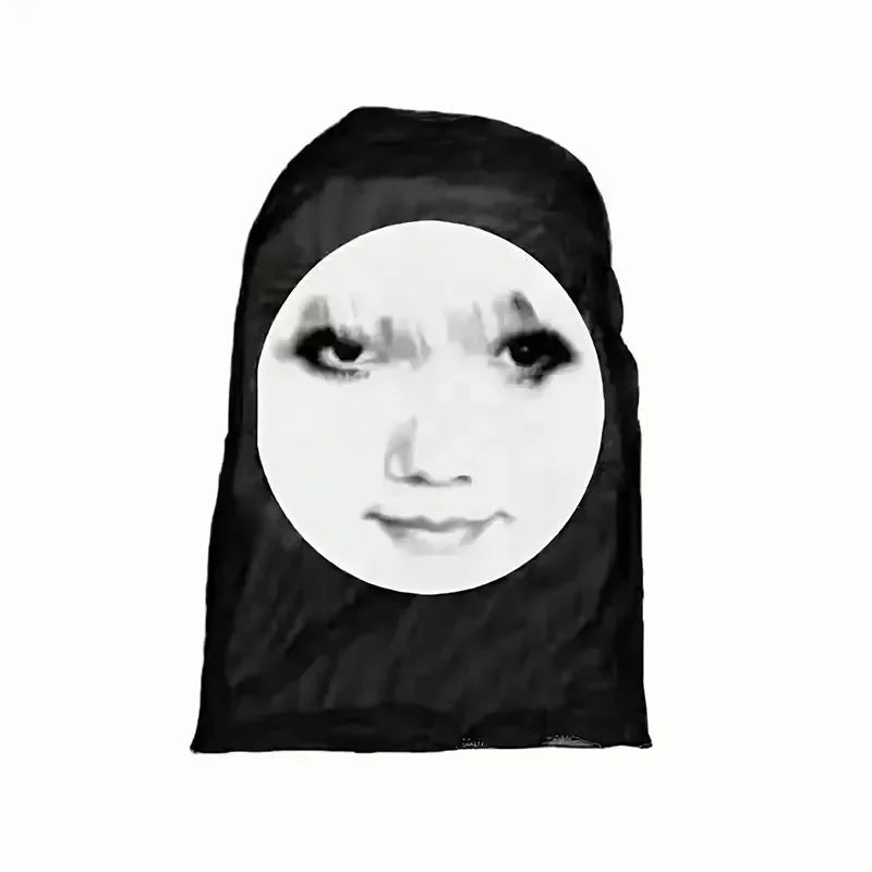 3D Funny Pattern Mesh Face Mask with Ronaldo Design – UV Protection Party & Cosplay Head Cover
