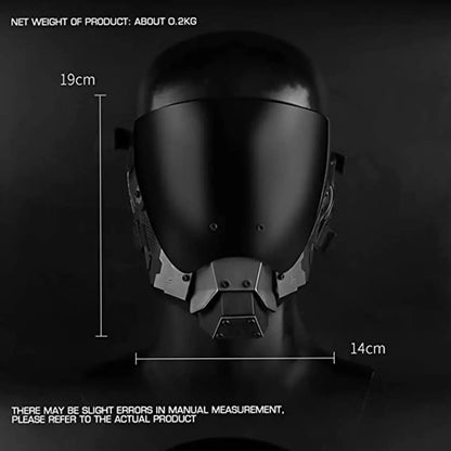 JAUPTO Cyberpunk Mask Cosplay – Cool Techwear Mask for Halloween, Party & Music Festival Decorations