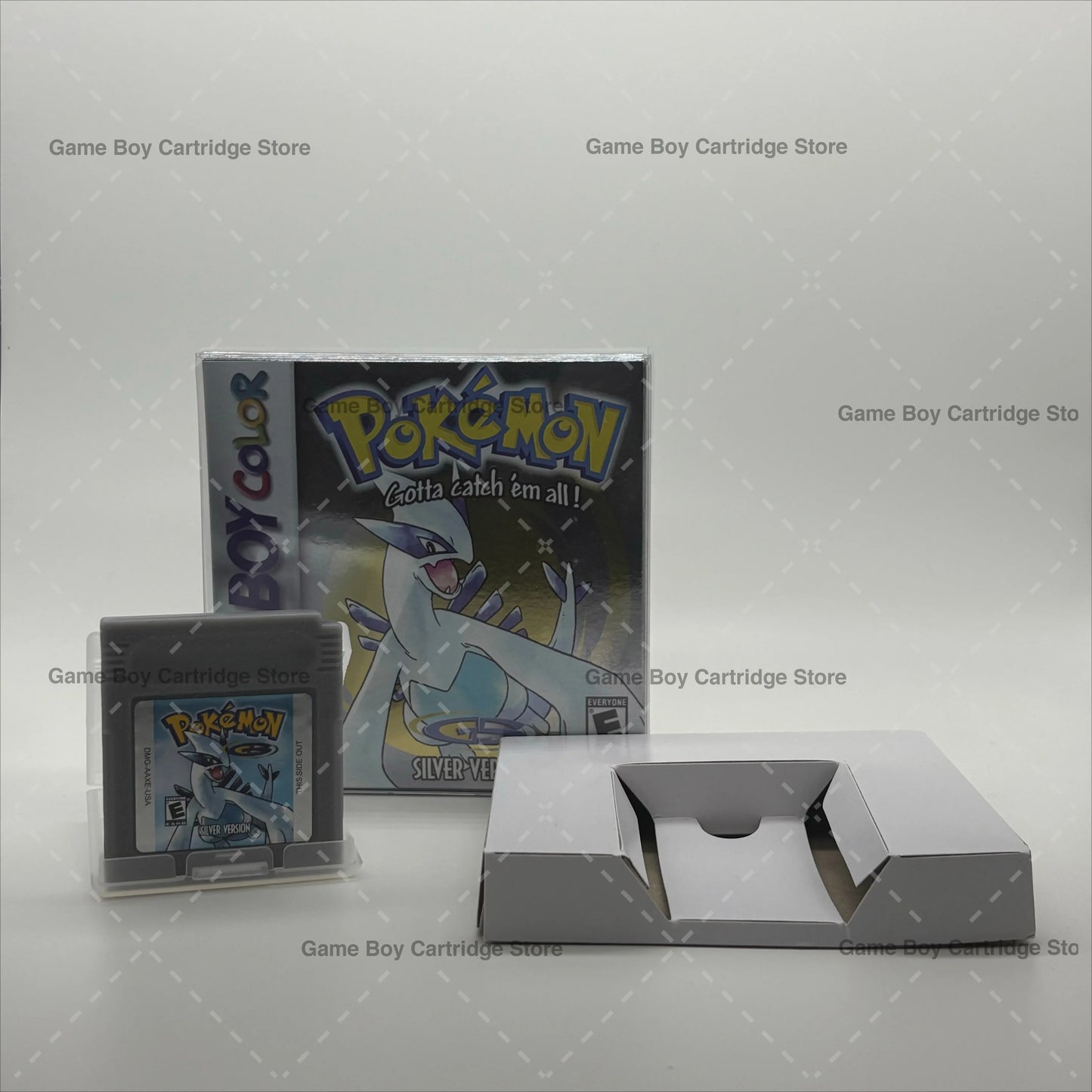 Pokemon Series GBC Game Cartridge in Box USA Version – Red, Blue, Yellow, Green, Gold, Silver, Crystal