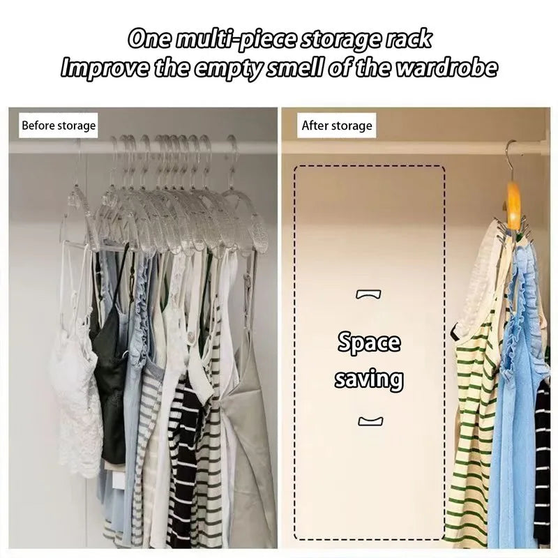 Multi-Hook Bra and Accessory Hanger - Versatile Wardrobe Organizer for Women's Bras, Scarves, Ties, and Belts