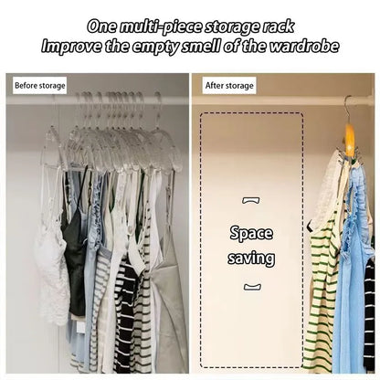 Multi-Hook Bra and Accessory Hanger - Versatile Wardrobe Organizer for Women's Bras, Scarves, Ties, and Belts