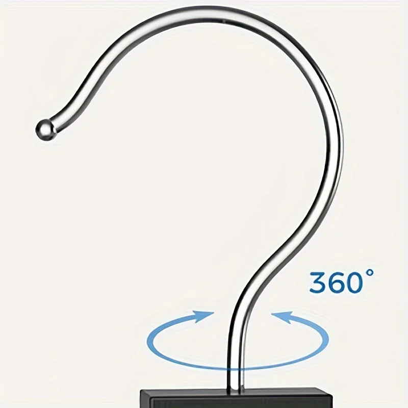 1/2 Piece Multifunctional Metal Hook – Multi-Claw Bag & Tie Storage for Scarves, Belts, and Home Organization