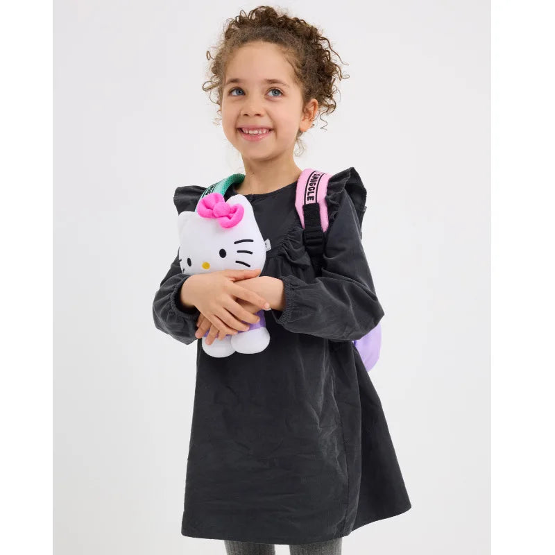 Sanrio Hello Kitty Elementary School Backpack — Ultra-Lightweight Kids Backpack with Pen Box and Lunch Bag, Reduce Burden, Perfect Gift for Girls