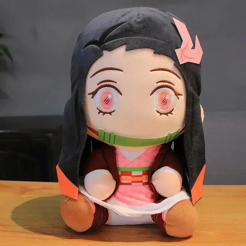 20cm Demon Slayer Plush Dolls — Cute Kimetsu No Yaiba Tanjirou, Nezuko, Zenitsu & Kyoujurou Anime Toys for Kids Gifts