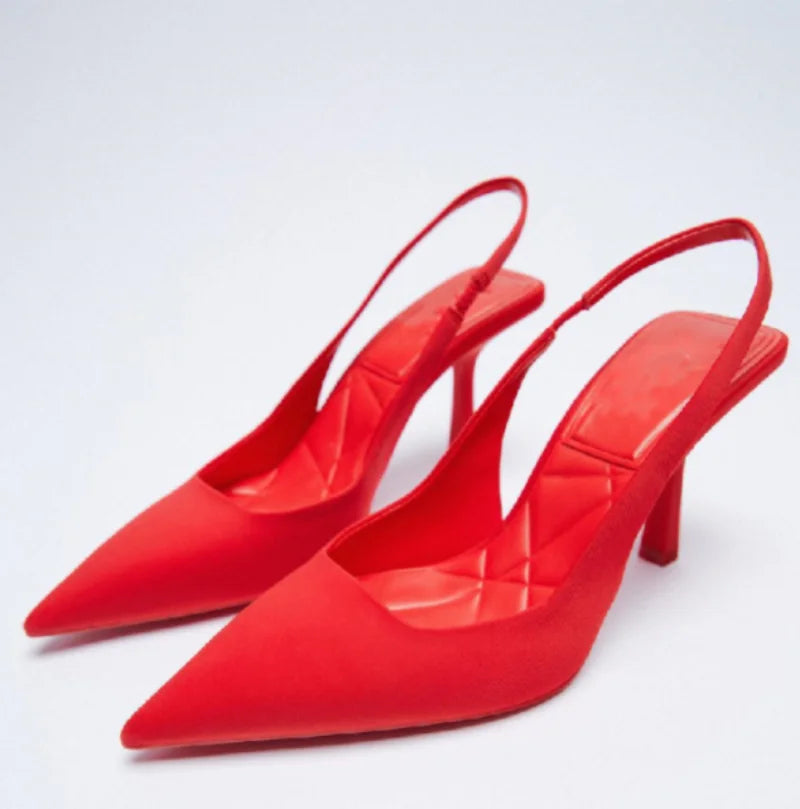 2024 New Autumn Women's Pumps – Pointed Toe High Heels, Shallow Sandals, Fashion Zapatos Mujer Shoes