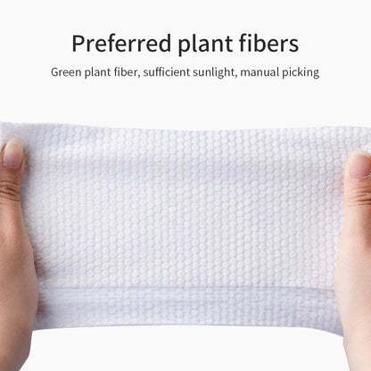 Extra Thick Disposable Facial Towels - Gentle & Absorbent Cotton Makeup Remover Wipes