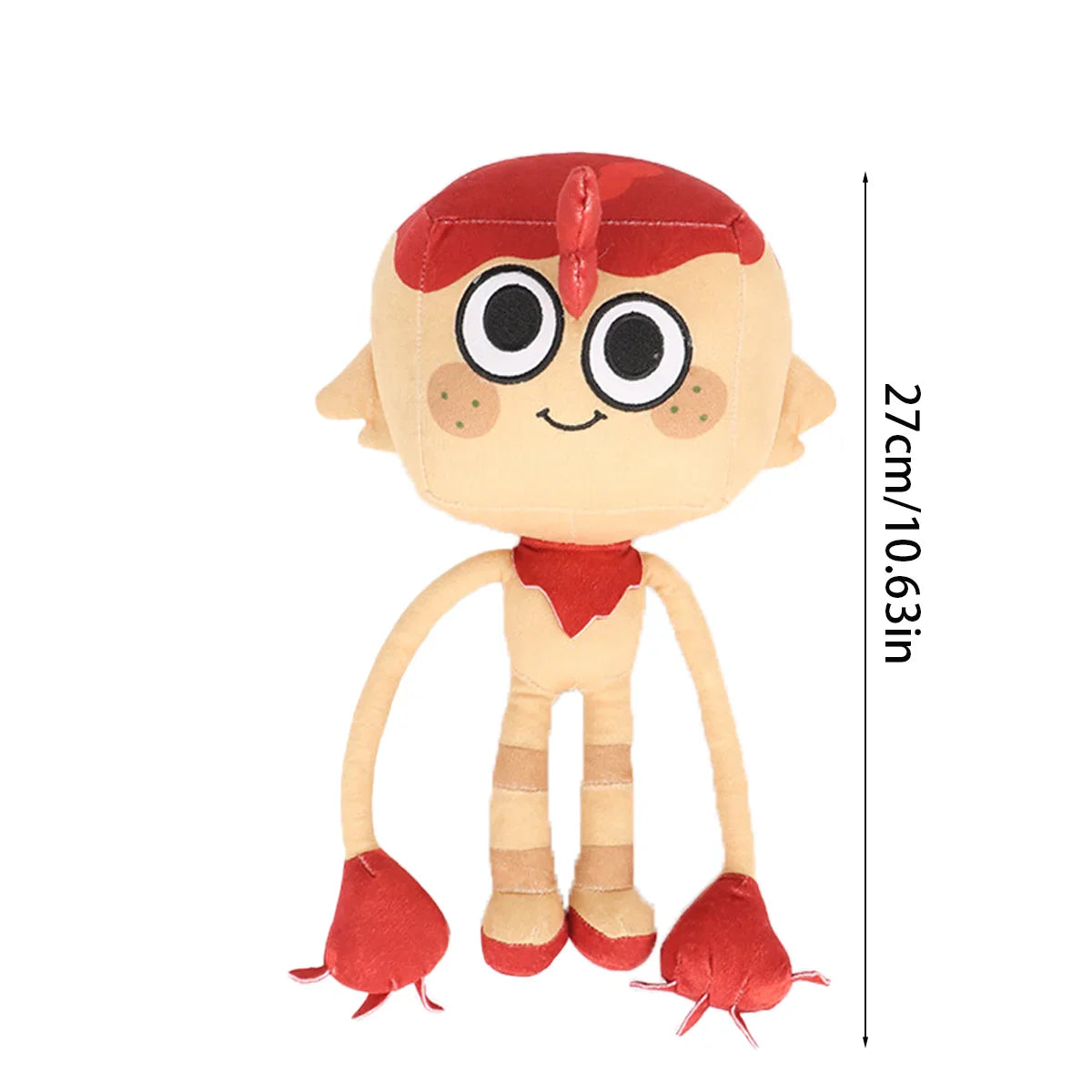 Kawaii Dandy's World Plush Toys – Twisted Eggson Painted Pattern Game Peripheral for Kids, Birthday & Xmas Gift