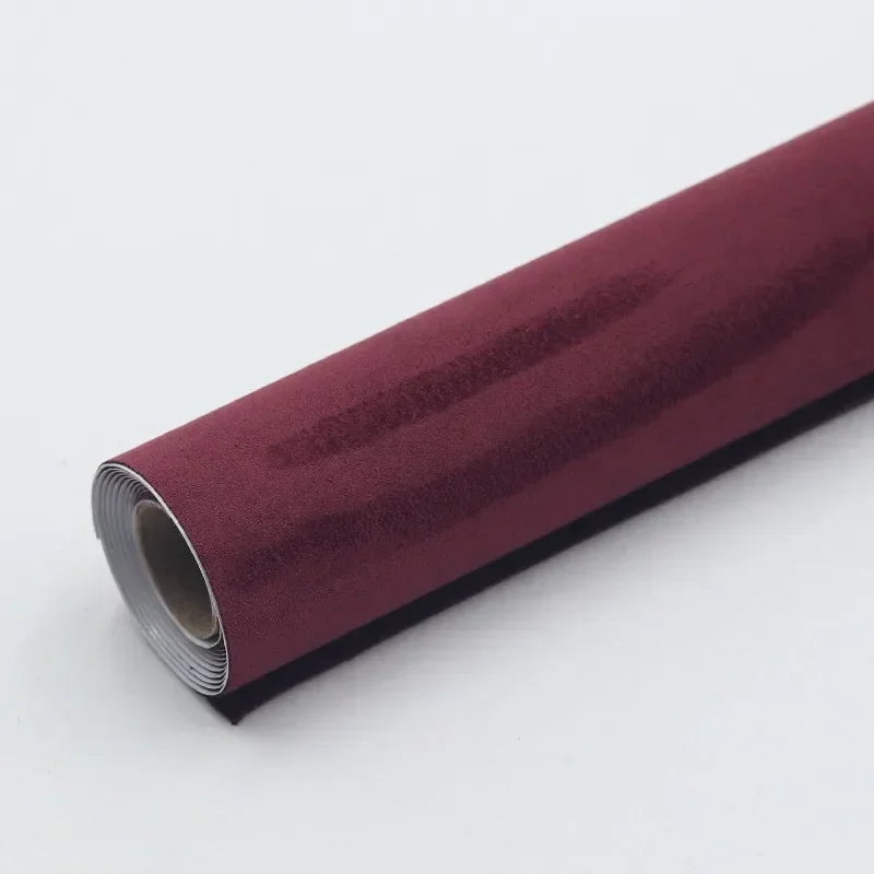 Self-Adhesive Suede Leather Fabric Roll - 50x300cm Velvet Cloth for Car Interior Modification, Door Panels, DIY Craft & Upholstery Projects