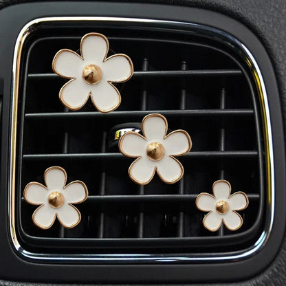 Car Air Vent Perfume Clip – Aromatherapy Freshener with Cute Flower Design