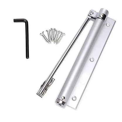 Adjustable Door Closer - Aluminum Alloy Automatic Spring Soft Close, Fire-Proof Heavy Duty Hardware