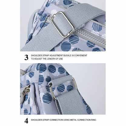 Korean Style Large Capacity Waterproof Women's Crossbody Bag - Shoulder Bag for Girls, Multifunctional Outdoor Travel Bag