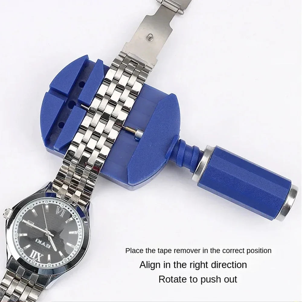 147-Piece Watch Repair Tool Kit - Professional Watch Disassembly, Battery Replacement, Strap Adjustment & Maintenance Set