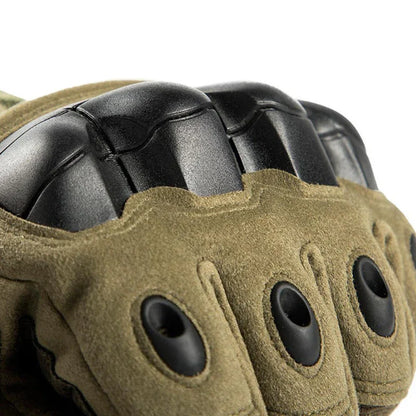 Moto Men’s Full Finger Motorcycle Gloves – Black Touchscreen Motorbike & Motocross Riding Protective Gear