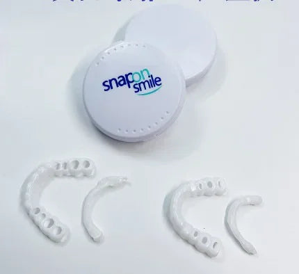 Perfect Fit Teeth Whitening Fake Tooth Cover – Snap-On Silicone Smile Veneers for Upper Teeth, Reusable Cosmetic Tool