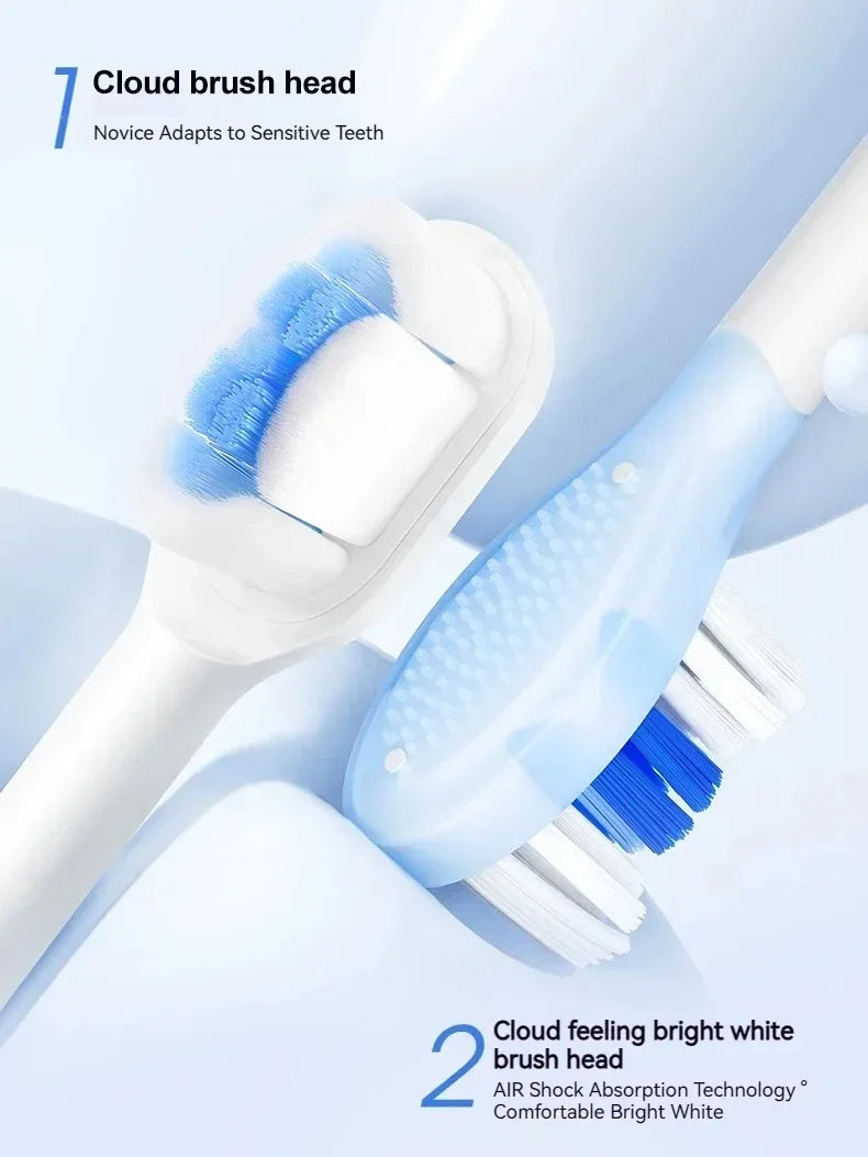 SOOCAS X3S Sonic Electric Toothbrush – IPX8 Waterproof, 180-Day Battery Life, Ultrasonic with Soft Cloud Toothbrush Heads