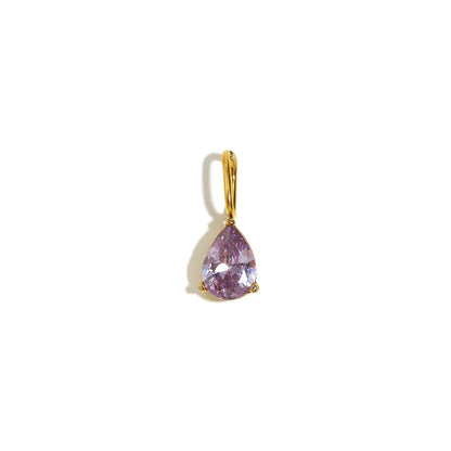 E.B.belle Colorful Zircon Waterdrop Pendant Jewelry Set for Women – DIY Handmade Necklace & Earrings Making Accessories