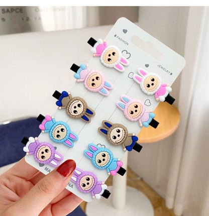 60pcs Cartoon Anime Hair Clips for Girls Kawaii Kids Hair Accessories Gifts