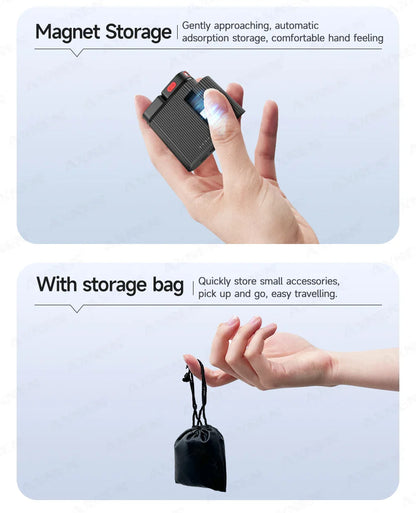 Mini Wireless Lavalier Microphone – Professional 360° Pickup with ENC Noise Reduction for iPhone, Android & Type-C Devices