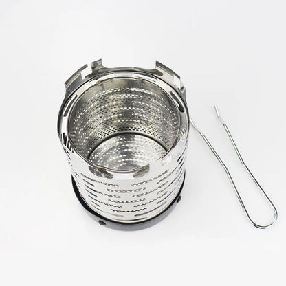 Mini Gas Heater Stove - Wear-Resistant Outdoor Camping Portable Warmer - Steel Heating Cover Equipment