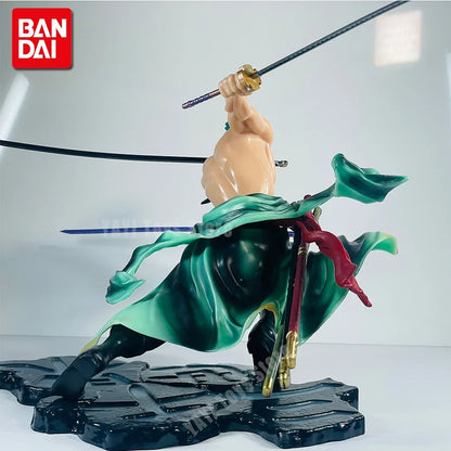 Roronoa Zoro Anime Figure - 10cm Three-Sword Style GK Manga Statue Collectible Model & Display Toy
