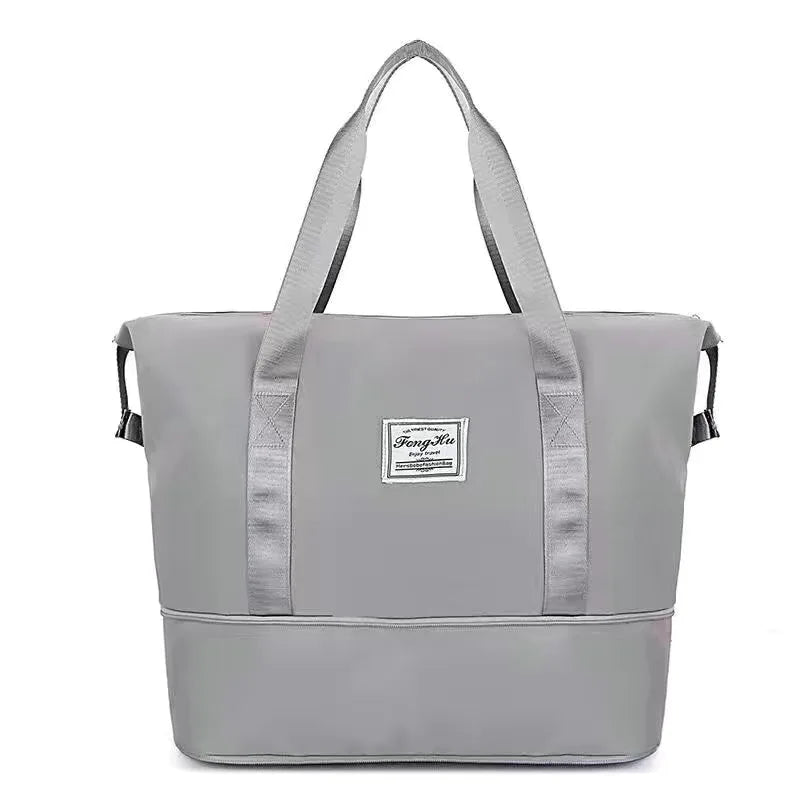 Large Capacity Travel Bag — Expandable, Waterproof, Foldable Luggage Organizer
