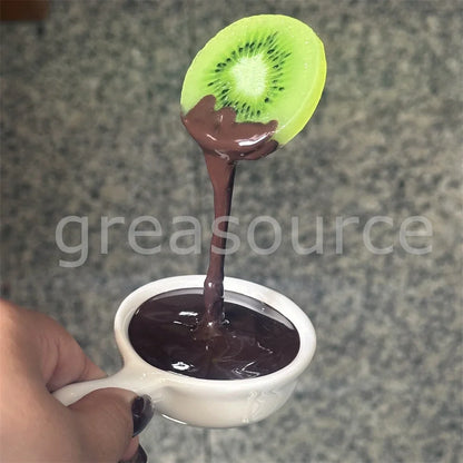 Fake Food Dipping Bowls - Simulated Fruit & Chicken Sauce Models for Photography, Food Display & Advertising Props