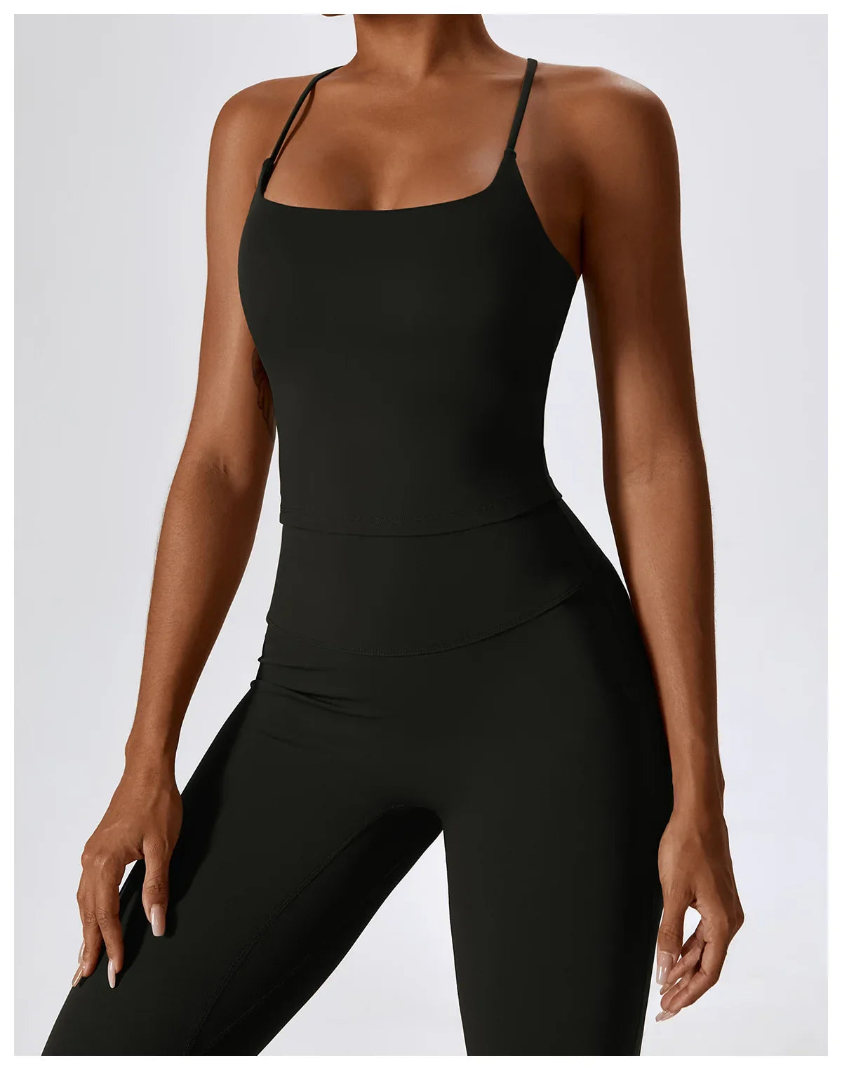 2PCS Seamless Women’s Yoga Set – Long Sleeve Crop Top & Leggings Workout Outfit, Athletic Gym Sportswear