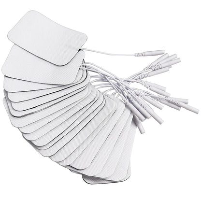 100/50pcs 5x5cm Muscle Stimulator Electrode Pads – Self-Adhesive Non-Woven Replacement for TENS Therapy Machines